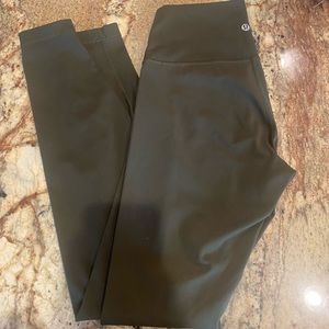 LULULEMON 28” Dark Olive Leggings